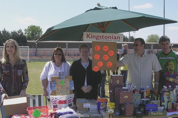 The Shakespeare, Anstead and Winters families manning the K's stand