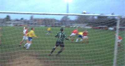How on earth did he score from there? He's not even looking the right way!!