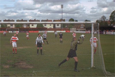 Look where his foot is - it's clearly a goal