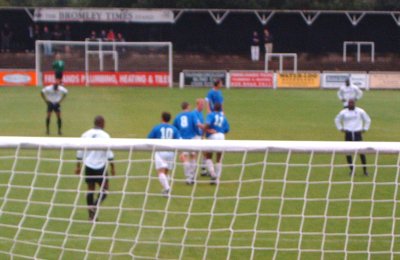 Chris Nurse celebrates a great strike