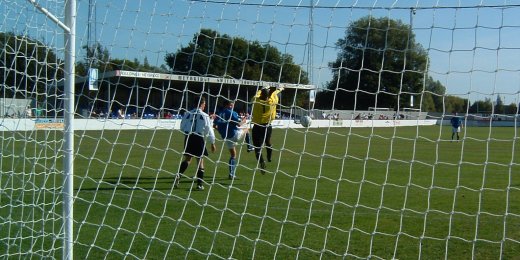 It's going in but offside