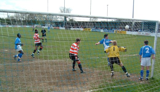 Billericay attempt to clear their lines