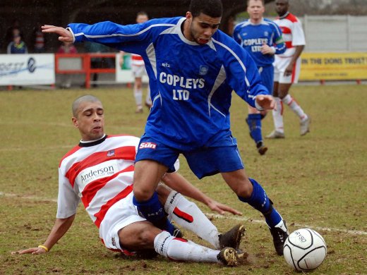 Bashiru Alimi gets stuck in