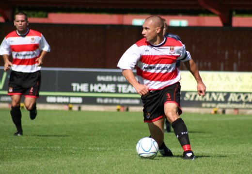 Skipper Sobihy on the ball