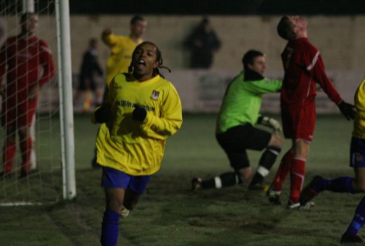 Dean Lodge celebrated the opening goal