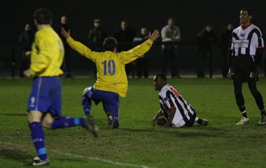 Danny Summers celebrates his goal