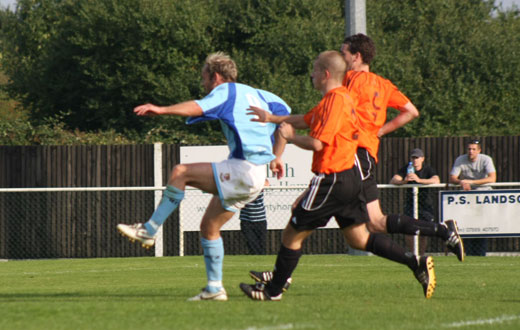 Tommy Williams strikes the goal