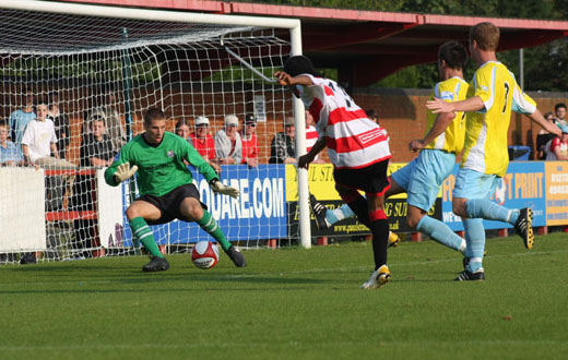 Dean Lodge strikes the second goal