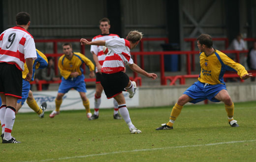 Tommy Williams strikes the first goal