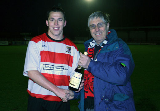 Man of the match Bobby Traynor