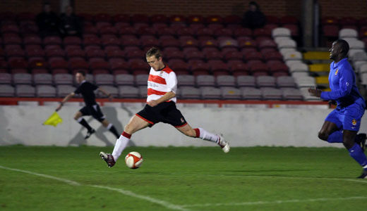 Paul Harkness runs through to open the scoring