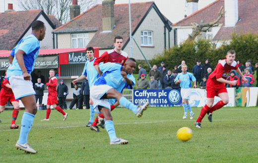 Phil Williams strikes the equaliser