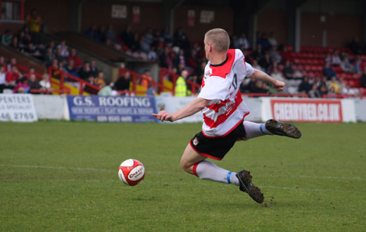 Simon Huckle scores the first