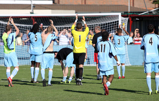 K's players salute the fans