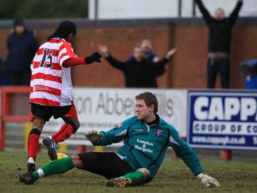 Dean Lodge slots in the second