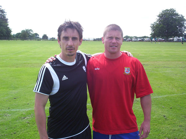 Manchester United captain Gary Neville