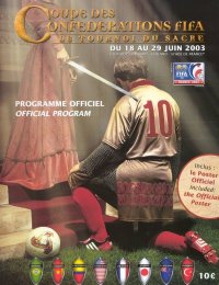 The Confederations Cup 2003 programme