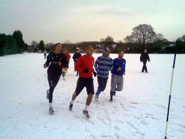 Training in the snow