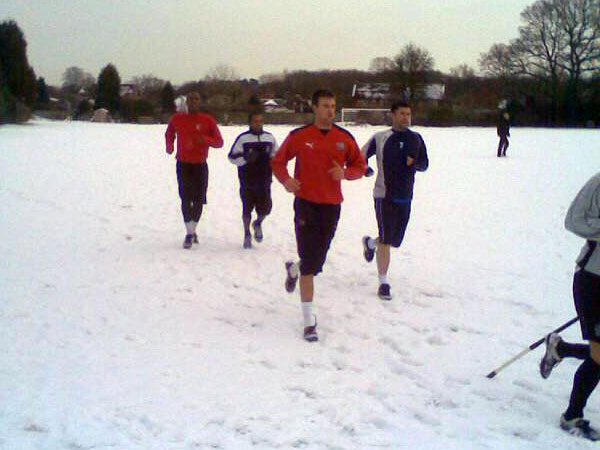 Training in the snow